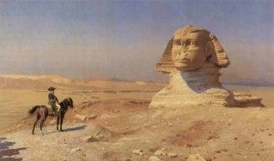 Ο Ναπολέων ποζάρει στην Αίγυπτο.